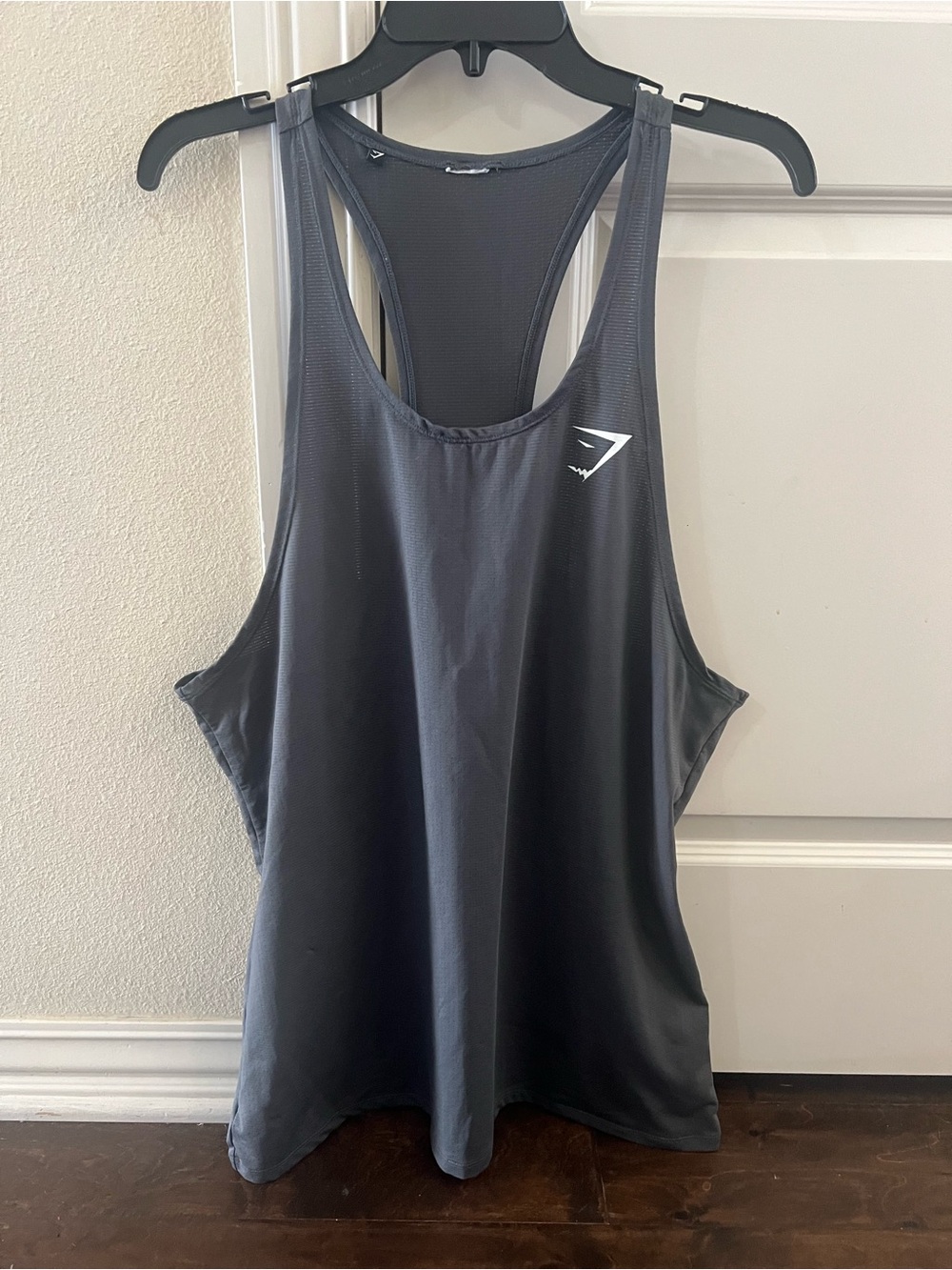 Gymshark Charcoal Gray Mens Muscle Tank Top